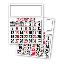 Bold Figure Calendar