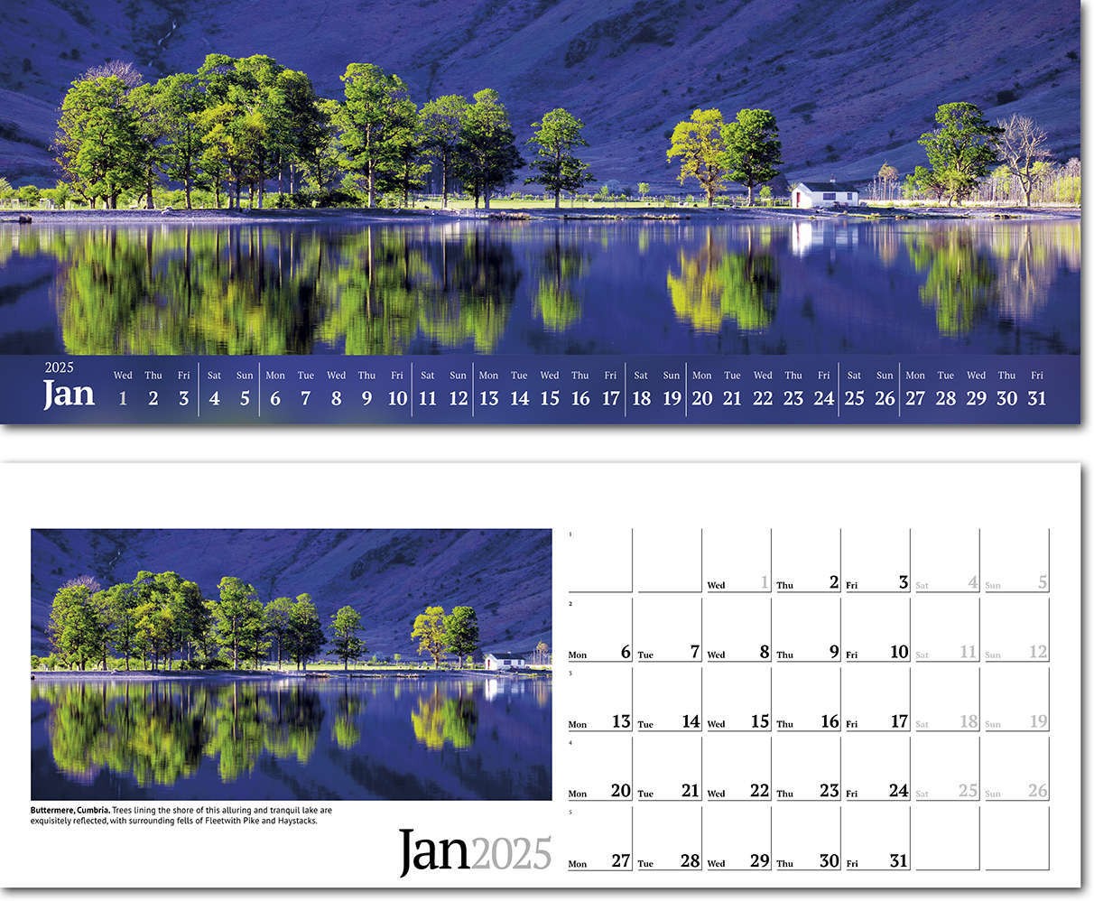 Wild Britain Task Station Desk Calendar