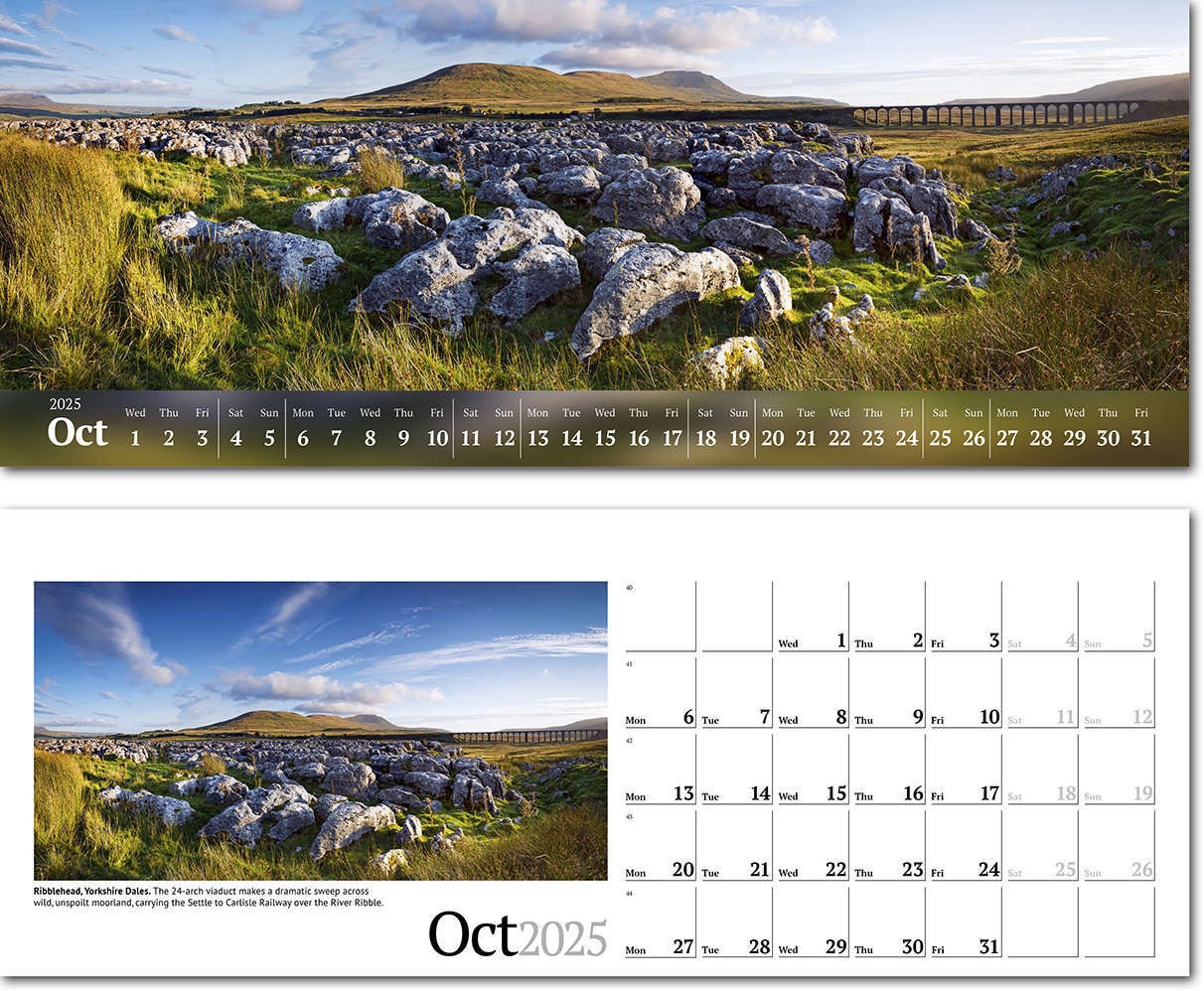 Wild Britain Task Station Desk Calendar