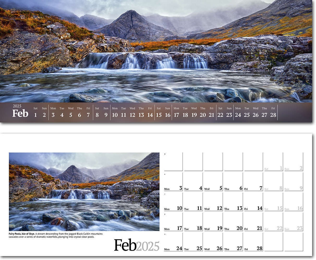 Wild Britain Desk Calendar