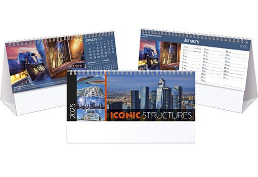 Iconic Structures Desk Calendar