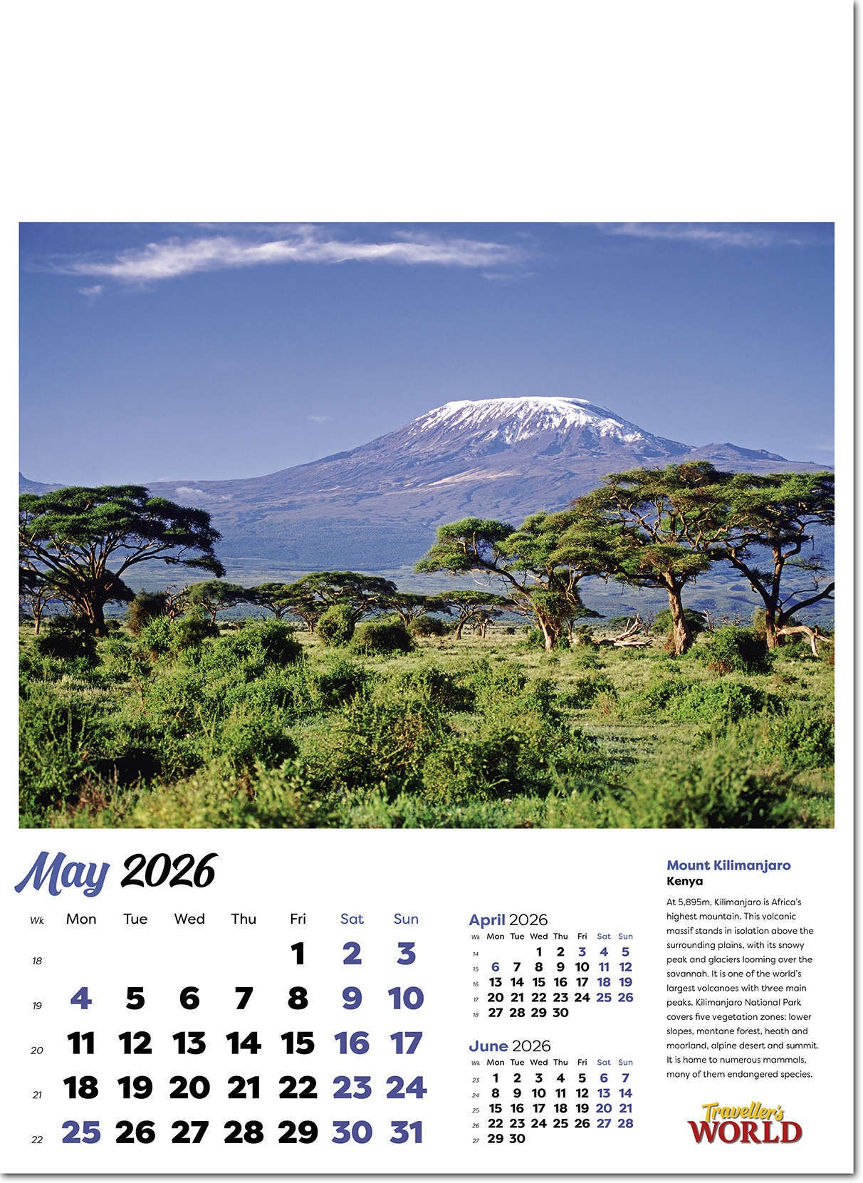 Traveller's World Calendar