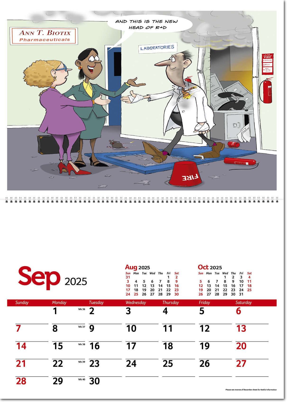 Working Wind-Ups Postage Saver Calendar