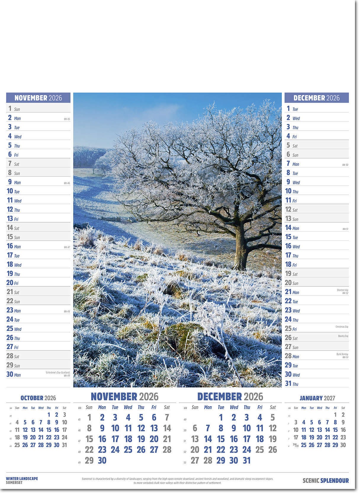 Scenic Splendour Calendar