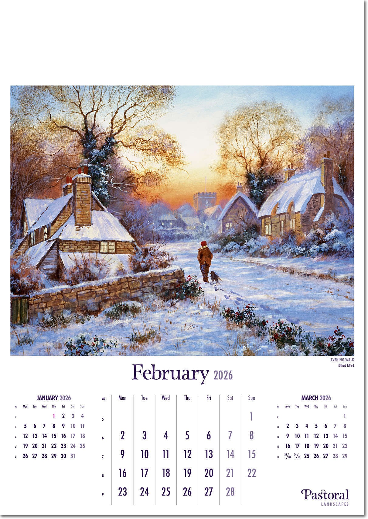 Pastoral Landscapes Calendar