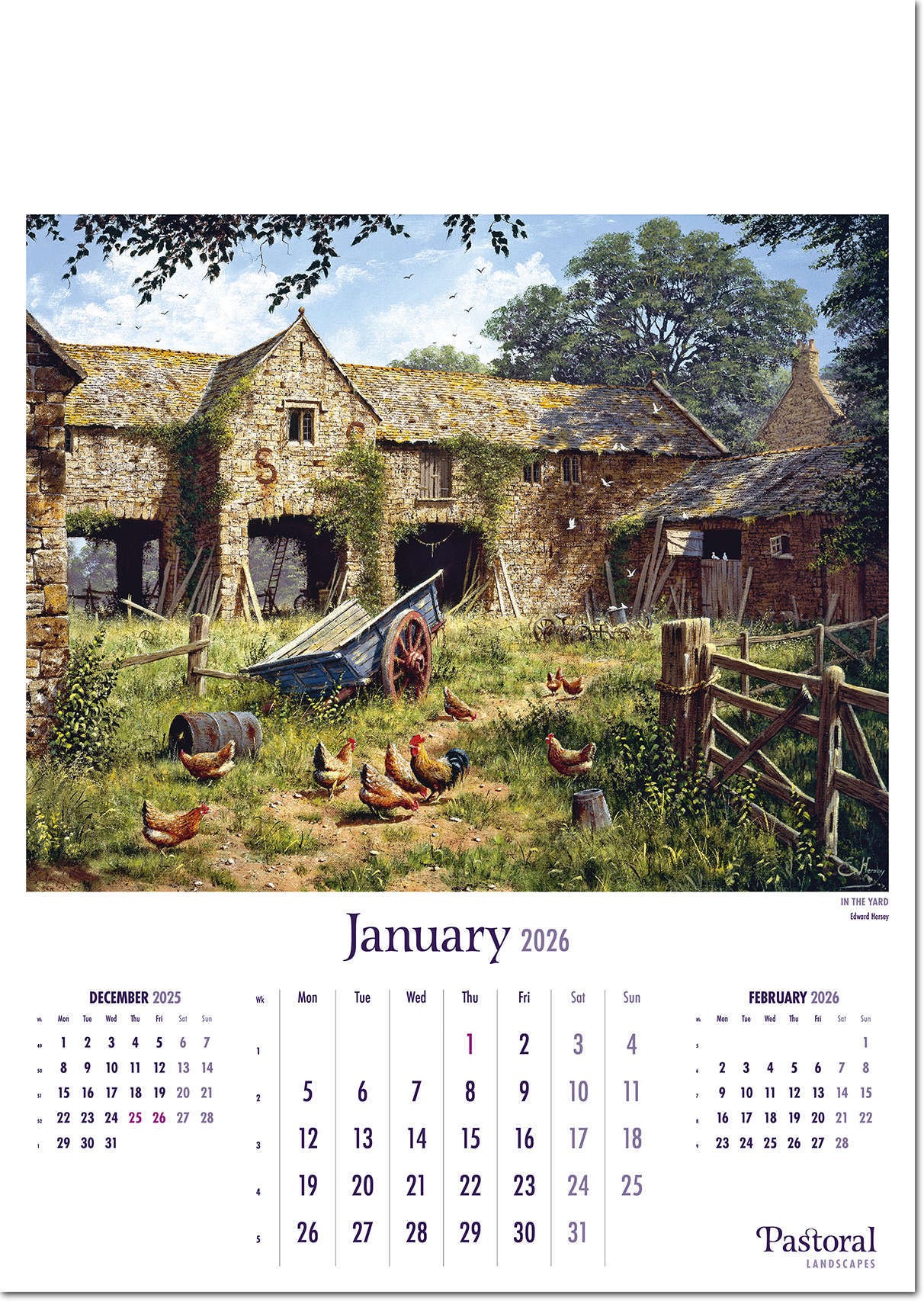 Pastoral Landscapes Calendar