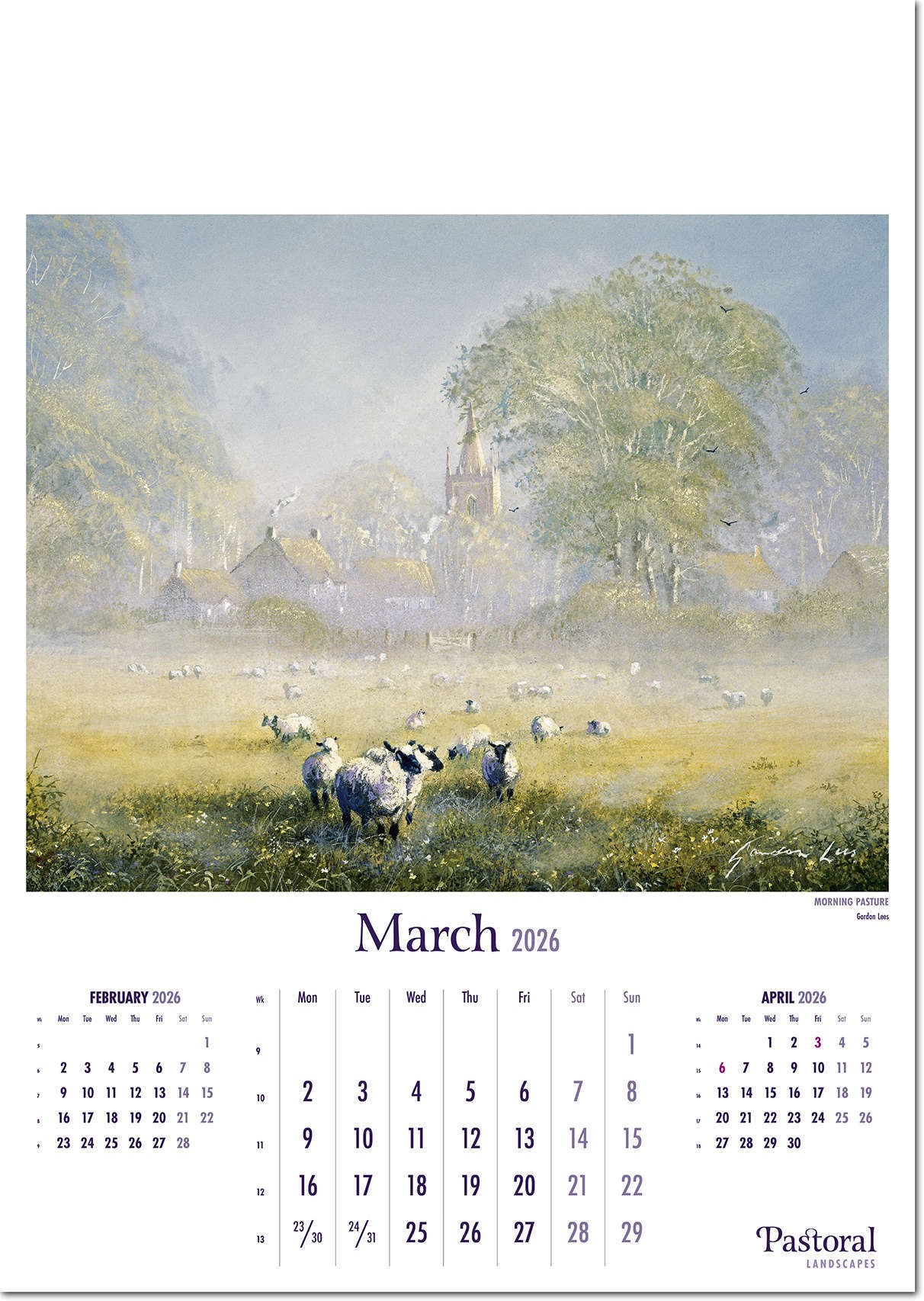 Pastoral Landscapes Calendar