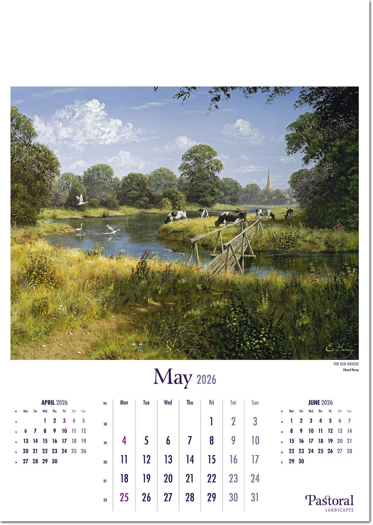 Pastoral Landscapes Calendar