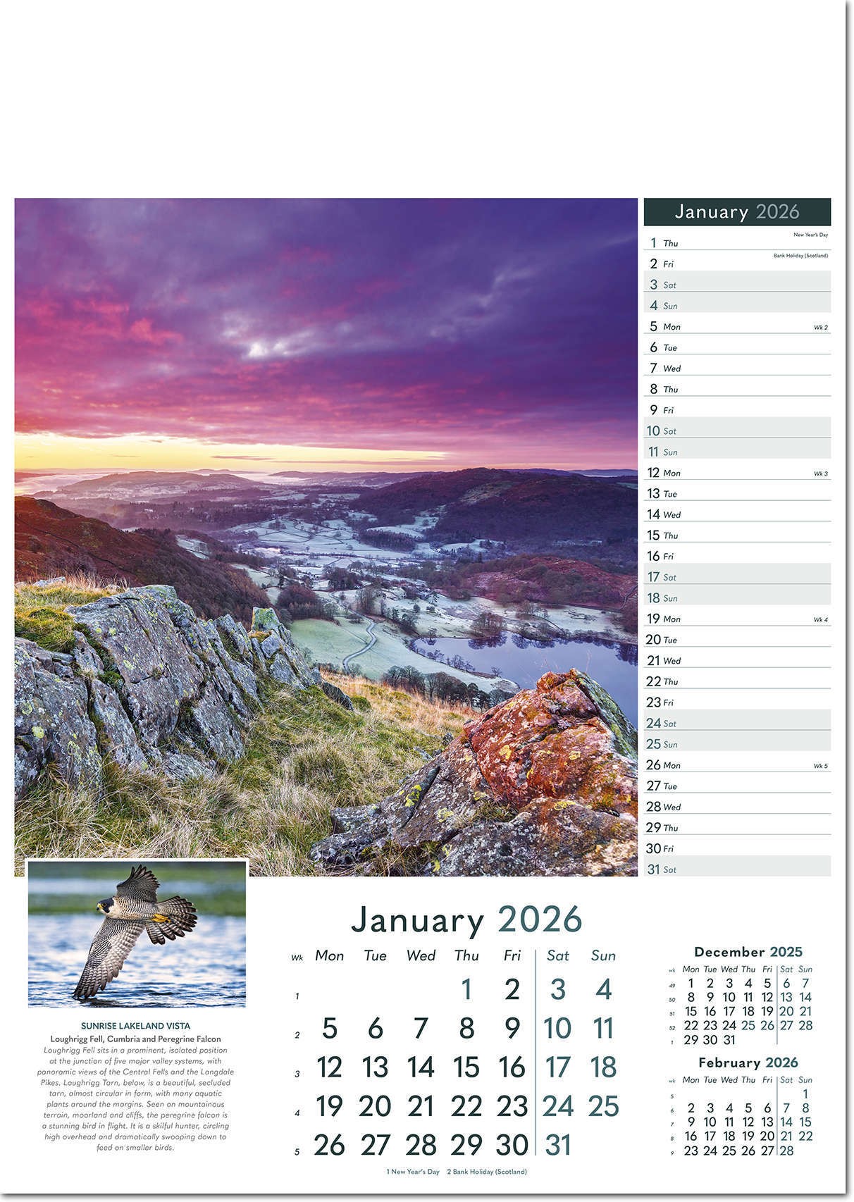 Rural Britain Wall Calendar