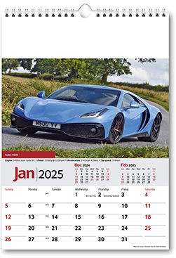 Performance Cars Wall Calendar