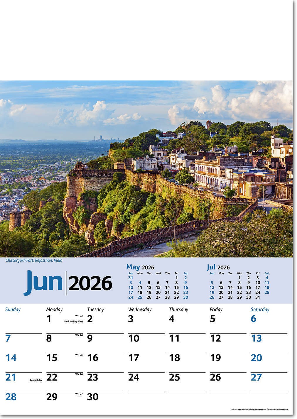 Scenic World Wall Calendar