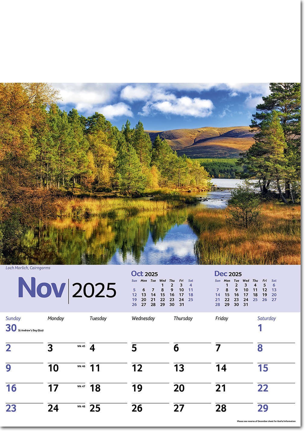 Pride of Scotland Calendar