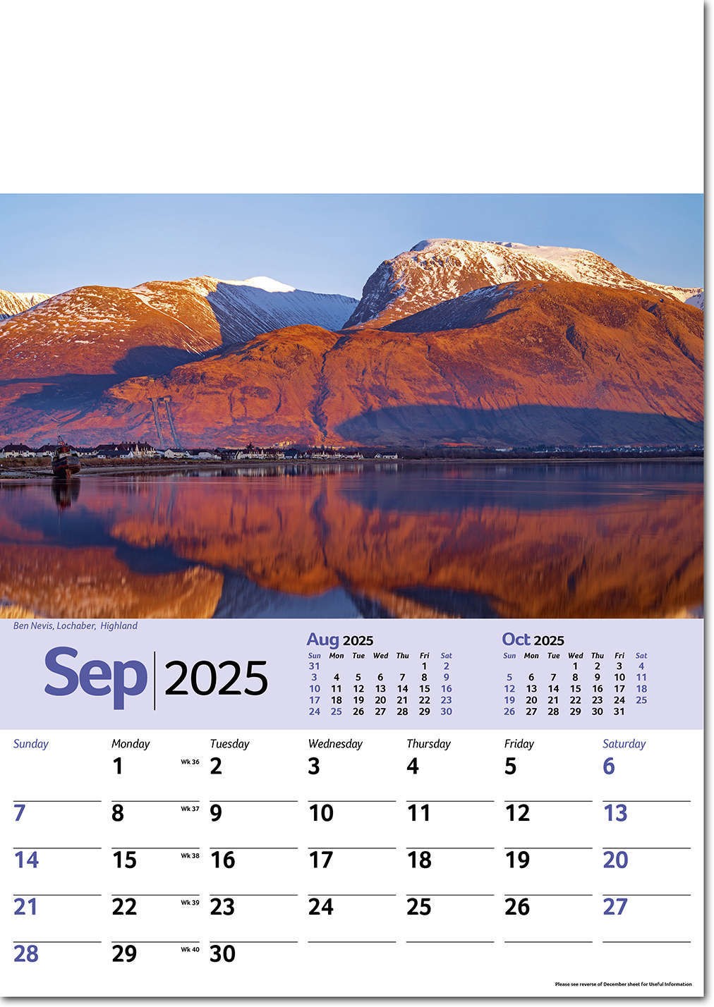 Pride of Scotland Calendar